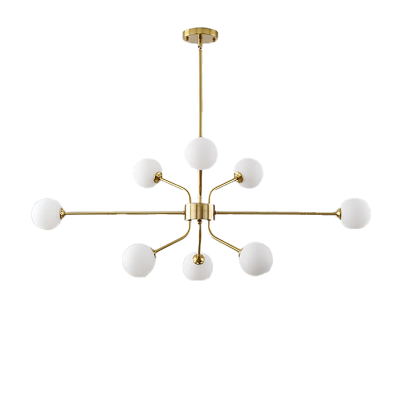 Golden Dupont Sputnik Chandelier Model