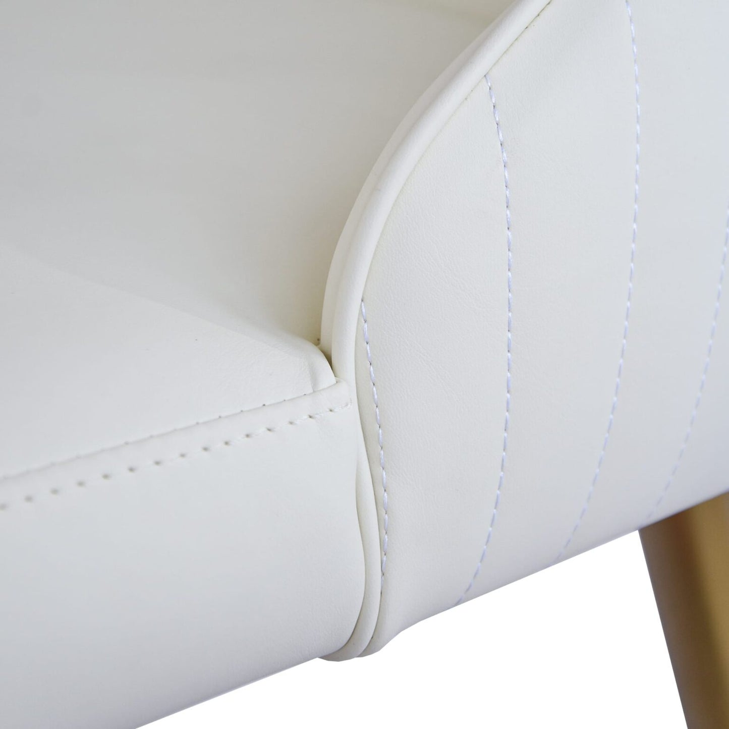 Blanc Tall Stitched Modern Dining Chair